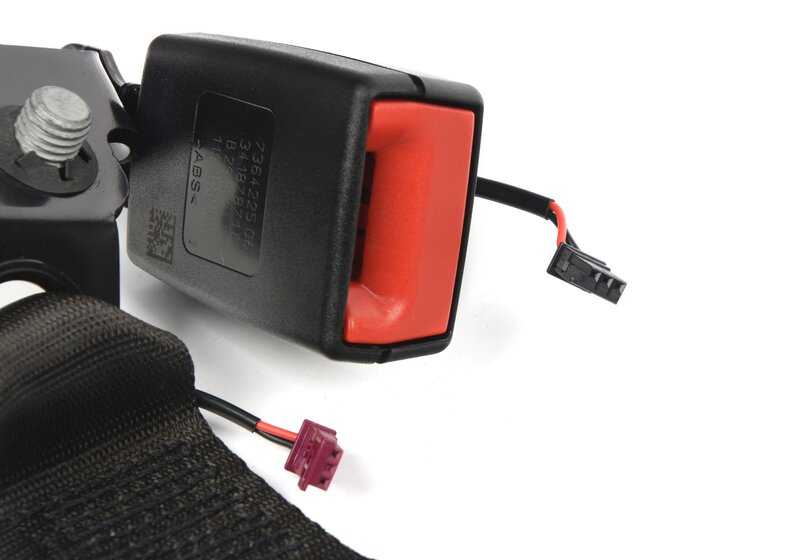Cinturón de seguridad trasero derecho OEM 72117364225 para MINI F20, F54, F55. Original MINI.