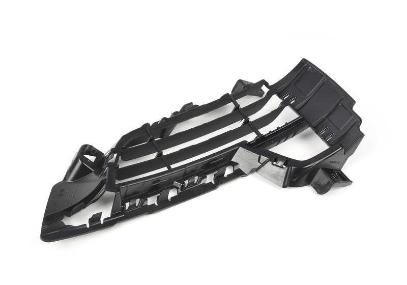 Rejilla lateral izquierda abierta negra OEM 51117303081 para BMW X5 F15. Pieza original BMW.