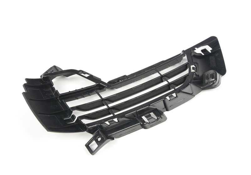 Rejilla lateral izquierda abierta negra OEM 51117303081 para BMW X5 F15. Pieza original BMW.