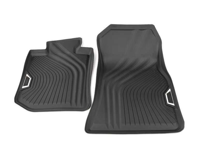 Alfombrillas delanteras impermeables OEM 51472473240 para BMW G20, G20N, G21, G21N, G22, G22N, G23, G23N, G26, G26N. Original BMW.