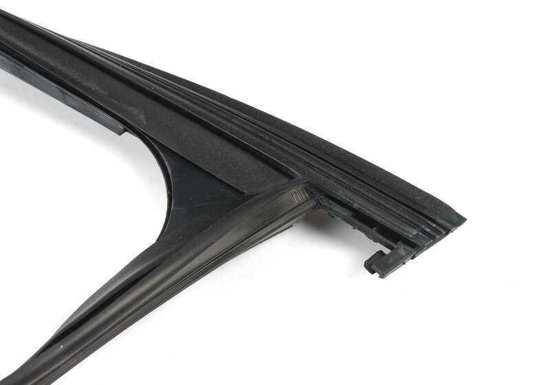 Guía de ventana puerta delantera izquierda OEM 51317335505 para BMW X4 F26. Original BMW.