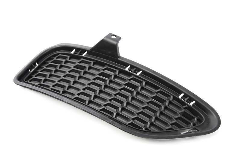 Rejilla lateral derecha OEM 51118038093 para BMW Z4 E89 (modelos sDrive18i, sDrive20i, sDrive23i). Pieza original BMW. Ideal para reemplazo en el paragolpes con paquete aerodinámico M.
