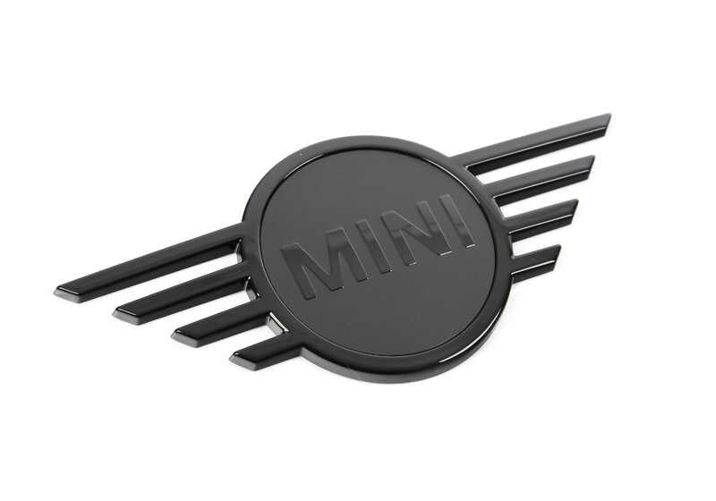 Emblema JCW OEM 51145A34130 para MINI F65 y F66 (Cooper, Cooper S). Original MINI.