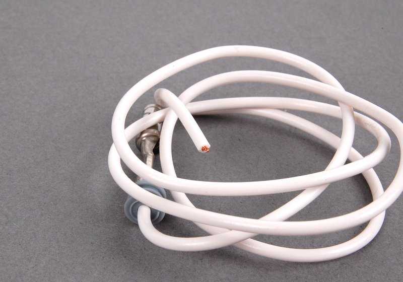 Terminal redondo con cable OEM 61130007569 para BMW E81, E82, E87, E88, F20, F21, E30, E36, E46, E90, E91, E92, E93, F30, F31, F34, F32, E34, E39, E60, E61, F07, F10, F11, F90, G30, G31, E63, E64, F06, F12, F13, G32, E32, E38, E65, E66, F01, F02, F04