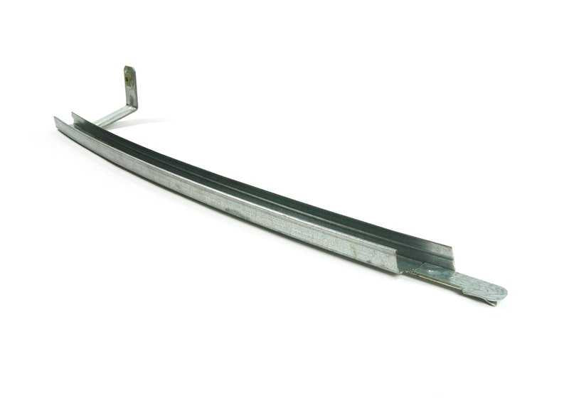 Guía de ventana trasera izquierda OEM 51321919647 para BMW E30. Original BMW.