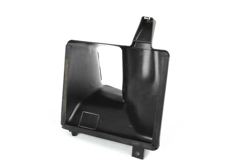 Conducto de aire izquierdo para radiador adicional OEM 51747308827 para BMW F01, F02. Original BMW.