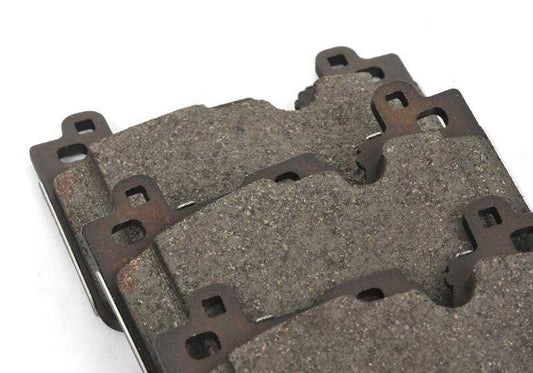 Juego de pastillas de freno OEM 34108842391 para BMW F70, U11, U12, U10, U25. Original BMW.