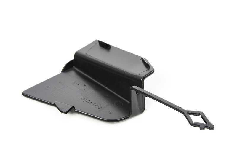 Tapa embellecedora gancho remolque imprimada OEM 51115A45EE1 para BMW X3 (G01N, G08F, G08N) y X4 (G02N). Recambio original BMW.