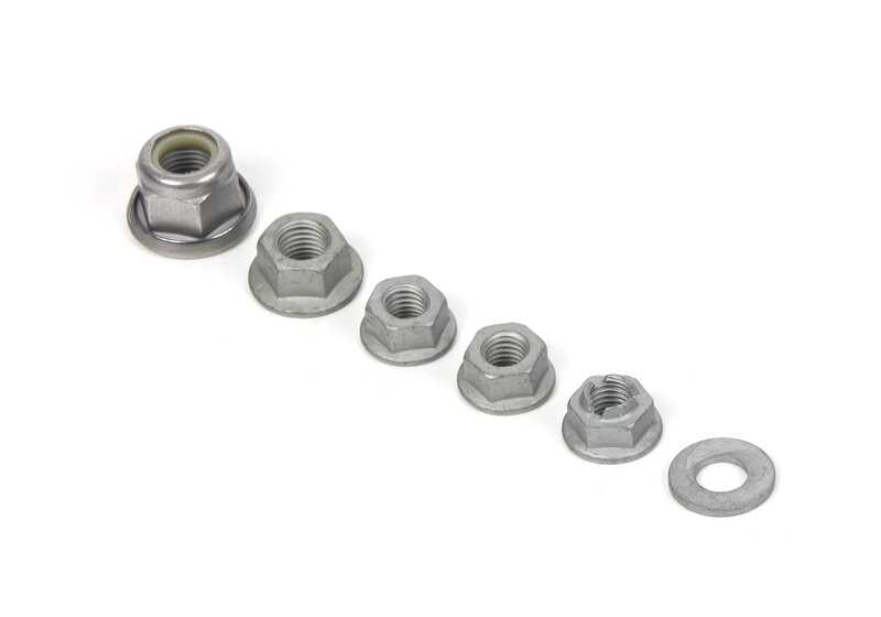 Kit de reparación para soporte de suspensión OEM 31355A35F26 para BMW F45 214d, 216d (todos los modelos indicados). Original BMW.