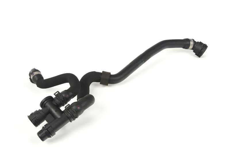 Tubo de retorno refrigerante OEM 17129894753 para BMW X3 G01, G01N, G08 y X4 G02. Original BMW.