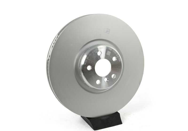 Disco de freno ventilado y aligerado OEM 34106889211 para BMW G30, G31, G11, G12, G16, G07. Compatible con eje delantero. Original BMW.