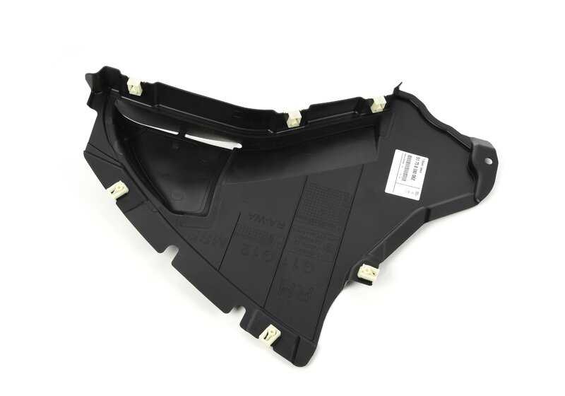 Cubierta inferior derecha OEM 51758080062 para BMW G11 y G12 (730d, 725d xDrive, etc.). Compatible con versiones diésel y tracción trasera o total. Pieza original BMW.