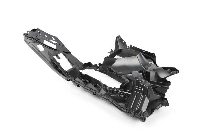 Soporte derecho para faro antiniebla OEM 51118069892 para BMW X7 G07. Original BMW.