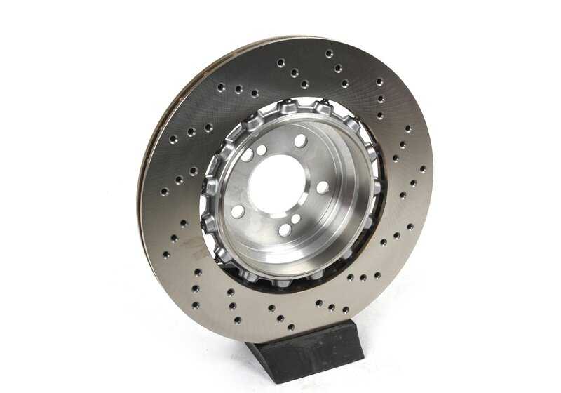 Disco de freno ventilado izquierdo OEM 34207889667 para BMW F87, F87N, F80, F80N, F82, F82N, F83, F83N. Diámetro 370 mm. Original BMW.