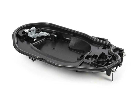 Soporte interior tirador puerta izquierda OEM 51217199555 para BMW Serie 5 E60 (520d). Compatible con modelos de 2005 a 2009. Repuesto original BMW.