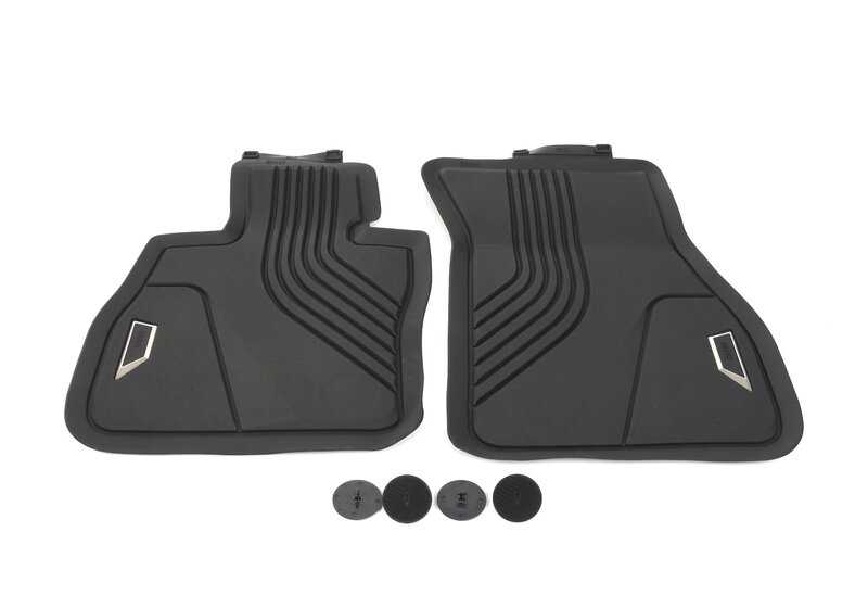 Alfombrillas todo clima delanteras OEM 51472469121 para BMW Serie 1 F40, Serie 2 F44 Gran Coupé. Original BMW.