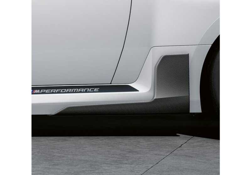 Aletín lateral M Performance derecho en carbono OEM 51195A44DE2 para BMW G87 M2 (todos los modelos desde 2022). Mejora estética y aerodinámica. Original BMW.
