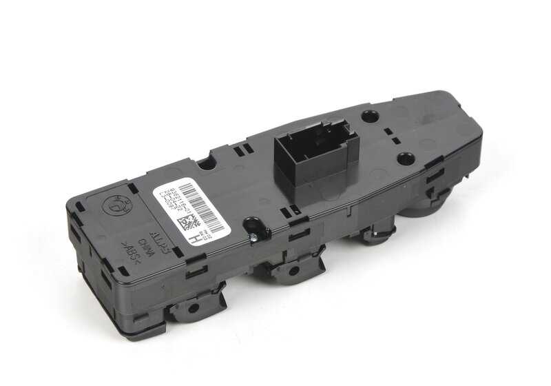 Interruptor elevalunas eléctrico lado conductor OEM 61319362116 para BMW F20, F21, F45, F46. Compatible con modelos 118i, 120i, 125i, 214d, 216d. Original BMW.