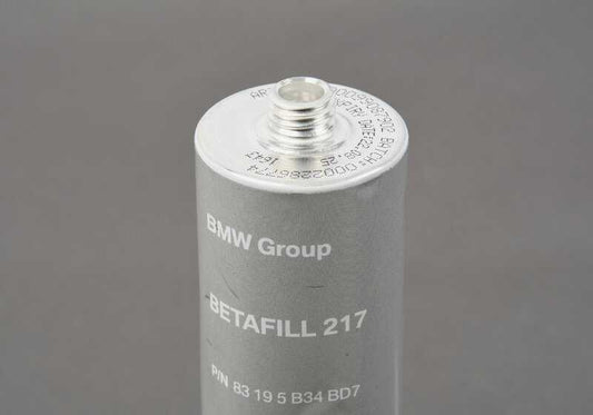 Sellador adhesivo Betafill 217 OEM 83195B34BD7 para BMW F70, G42, F74, F78, G87, F82, G60, G61, G68, G90, G99, G05, G18, G06 y MINI F70, F74, F78. Original BMW y MINI. 300ml.