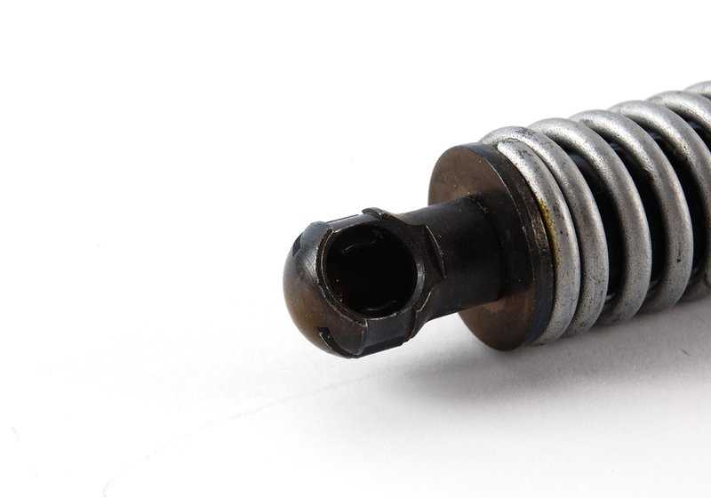 Muelle de chapaleta de maletero izquierdo OEM 51247201461 para BMW Serie 7 E65, E66, E67. Original BMW.