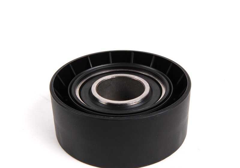 Polea tensora OEM 11281704500 para BMW E39, E38, E31. Compatible con modelos 535i, 540i con motor M62. Pieza del sistema de correa auxiliar. Original BMW.