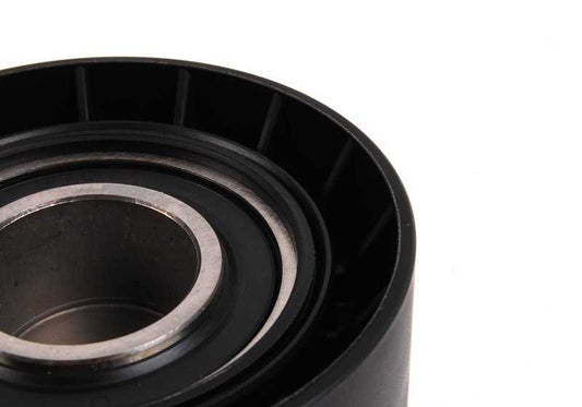 Polea tensora OEM 11281704500 para BMW E39, E38, E31. Compatible con modelos 535i, 540i con motor M62. Pieza del sistema de correa auxiliar. Original BMW.