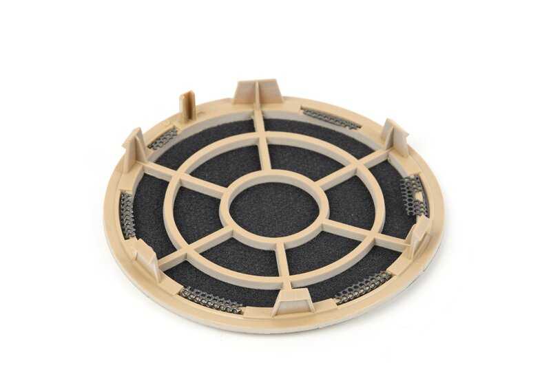 Embellecedor altavoz puerta OEM 51417345191 color blanco para BMW X5 F15 y X6 F16. Compatible con versiones sDrive y xDrive. Original BMW.