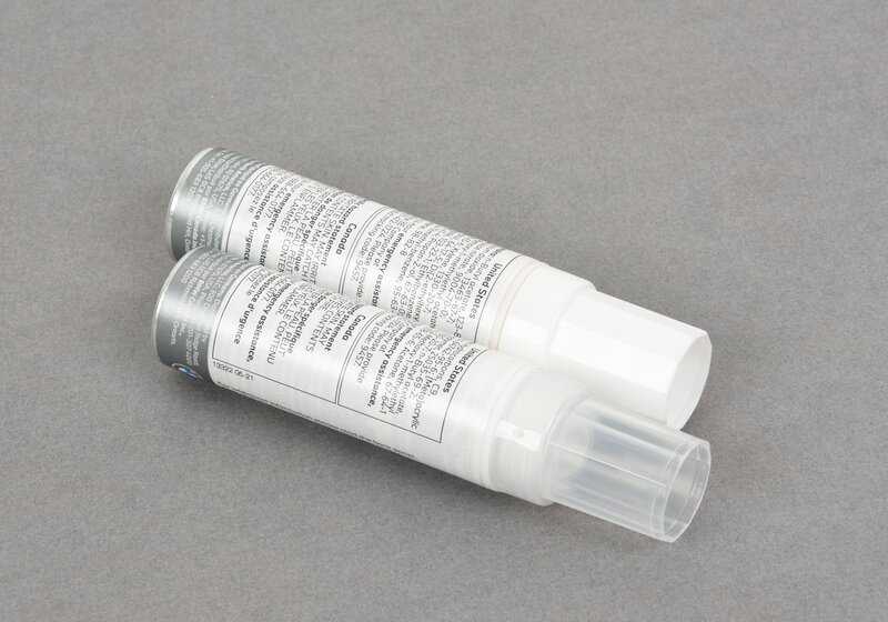 Pintura de retoque color Plata Orion metálico (2x12ml) OEM 51912148485 para BMW E46,E60,E61,E81,E82,E83,E84,E87,E88,E90,E91,E92,E93,F01,F02,F10,F11,F20,F30,F31,G20,X1,X3,X5,Z4. Original BMW.