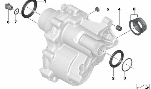 Arandela de junta 18x24x1,5 OEM 27109807687 para MINI Countryman R60, Paceman R61… y más. Original MINI.