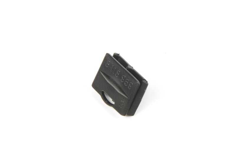 Clip de sujeción OEM 51418118969 para BMW E31 840Ci, 840i y 850CSi. Compatible con todos los modelos indicados entre 1992 y 1999. Pieza original BMW.