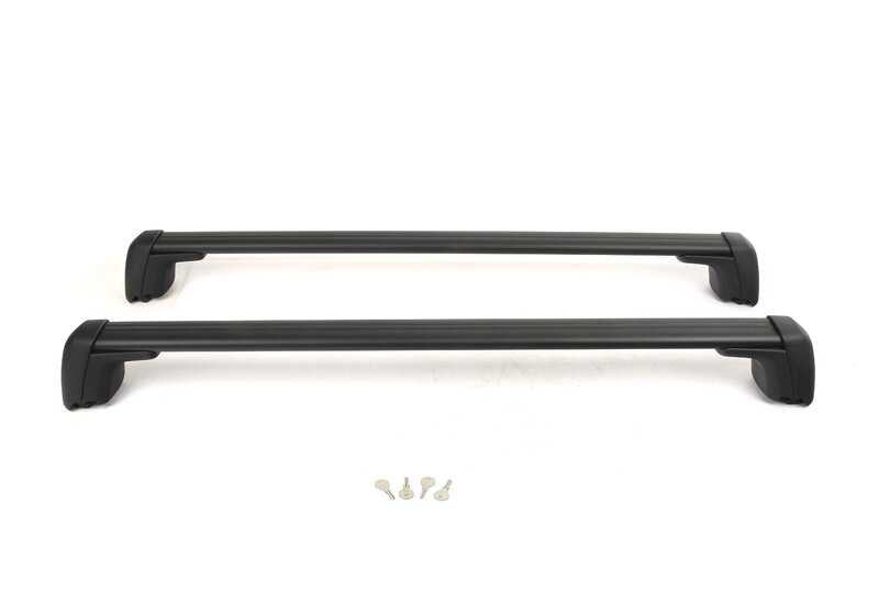Barras de techo originales OEM 82705A69956 para BMW X3 G45 y Serie 2 G45 (todos los modelos compatibles). Válidas para montar baúl, portaesquís o portabicicletas. Original BMW.