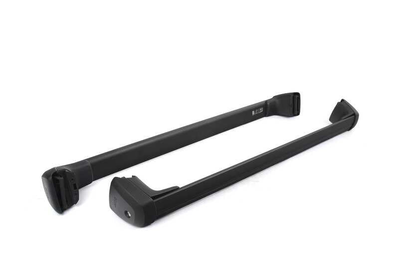 Barras de techo originales OEM 82705A69956 para BMW X3 G45 y Serie 2 G45 (todos los modelos compatibles). Válidas para montar baúl, portaesquís o portabicicletas. Original BMW.