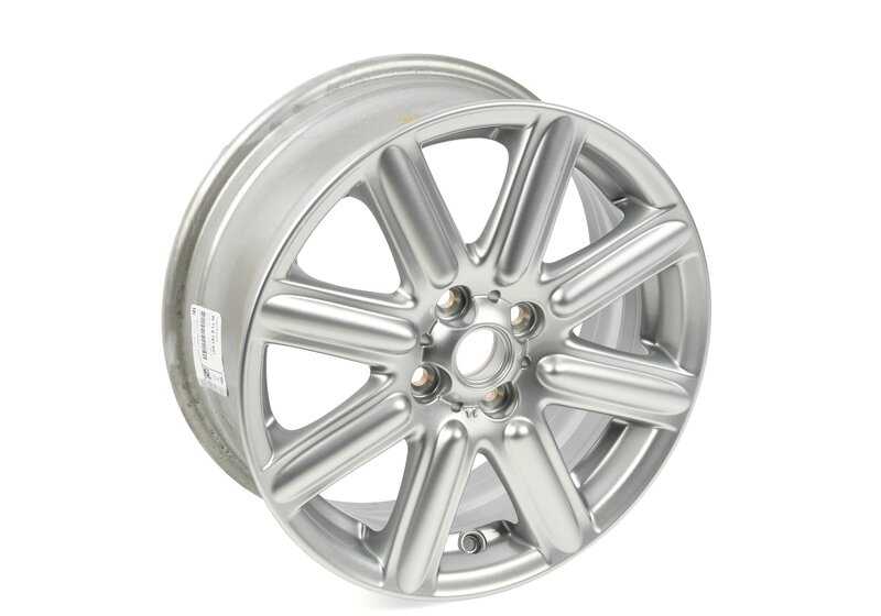 Llanta de aluminio Rib Spoke 115 OEM 36116791941 para MINI R56, R56 LCI, Clubman R55, Cabrio R57, Coupé R58, Roadster R59... y más. Original MINI.