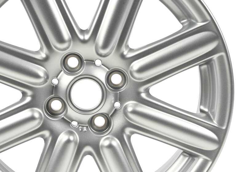 Llanta de aluminio Rib Spoke 115 OEM 36116791941 para MINI R56, R56 LCI, Clubman R55, Cabrio R57, Coupé R58, Roadster R59... y más. Original MINI.