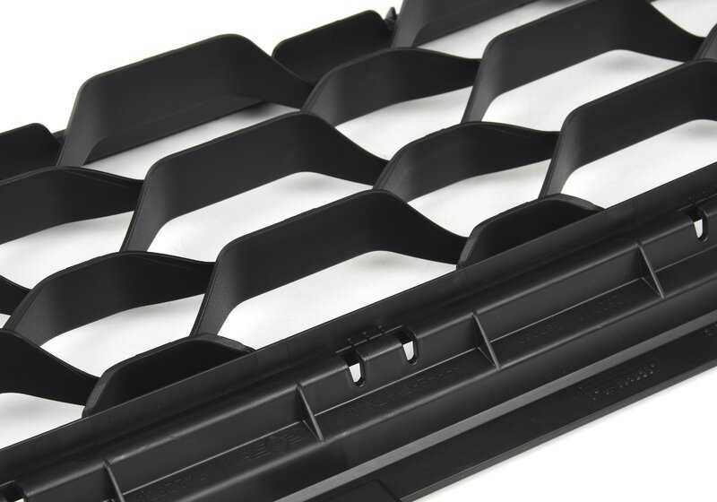 Rejilla central parachoques delantero OEM 51117422938 para MINI F60 (Cooper, Cooper S, All4) con y sin sensores PDC. Original MINI.
