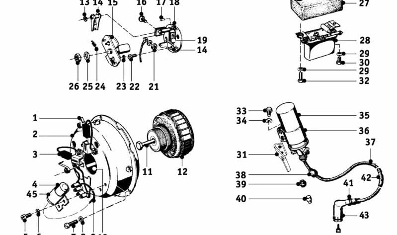 Juego de cables de encendido OEM 12121705675 para BMW E21, E30, E36, E12, E28, E34, E24, E23, E32, E38, E31, Z1, Z3. Original BMW.