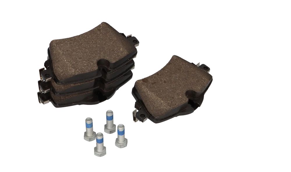 Juego de pastillas de freno delanteras sin amianto OEM 34106874034 para BMW F52, F46, F48, F39. Original BMW.