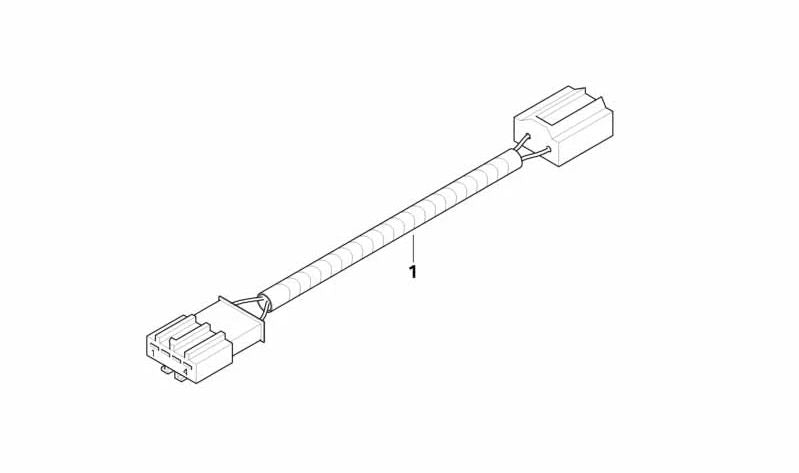Kit de cableado para faros traseros LCI OEM 61122150786 para BMW E90, E91. Original BMW.