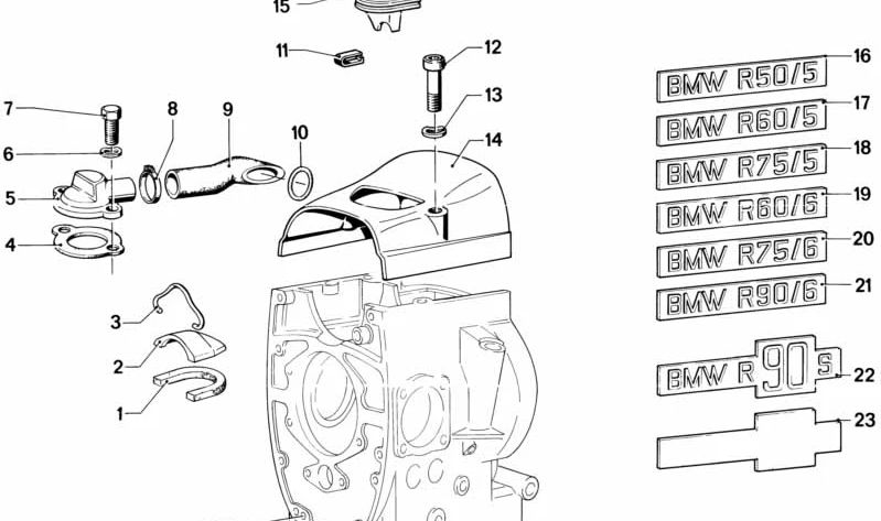 Placa de identificación para BMW (OEM 51141259369). Original BMW.