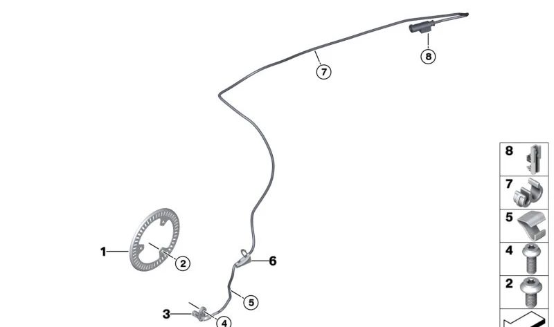 Tornillo Torx M5X10 OEM 07129907433 para motos BMW R 1200 GS, R 1250 GS, S 1000 RR, F 750 GS, C 400 GT... y más. Original BMW Motorrad.