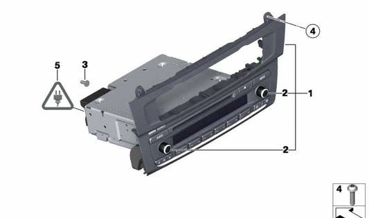 Radio BMW Business CD per BMW F25 (OEM 65129304845). BMW originale
