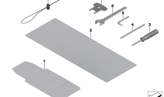 Llave OEM 71117663686 para motos BMW R1200GS, R1250GS, F850GS, F900XR... y más. Original BMW Motorrad.