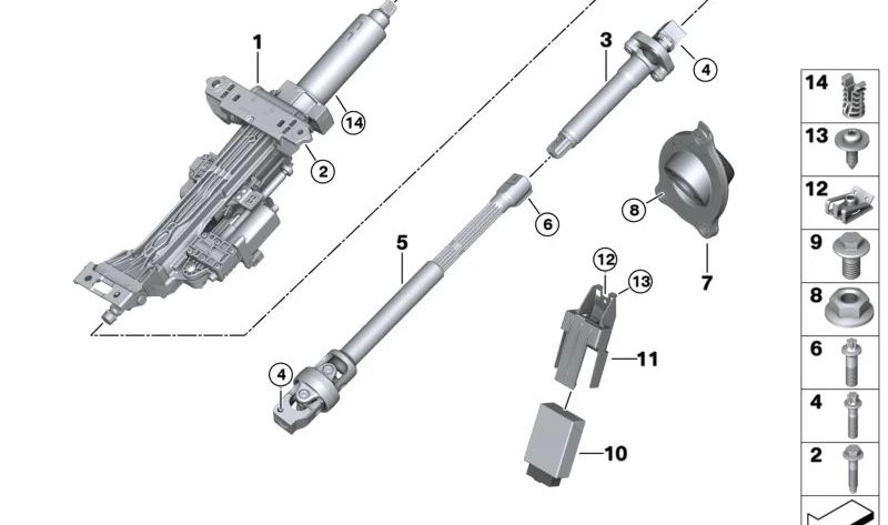 Lower steering knuckle for BMW I20 (OEM 32305A81E89). Original BMW
