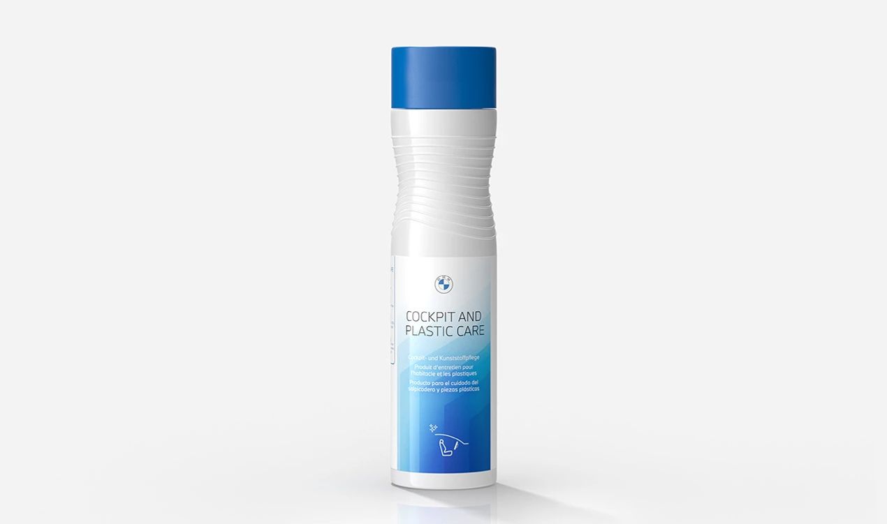 OFT e Plastic Care OEM 83125B531D3 para BMW (todos os modelos). Protege e limpa superfícies internas com fórmula ecológica e sem microplásticos. BMW original.