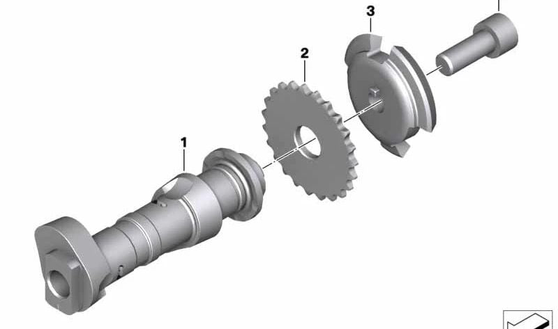 Tornillo ISA M10X1,25X25 OEM 07129903613 para BMW Motorrad K25 R1200GS, K21 R nineT, K26 R1200RT... y más. Original BMW Motorrad.