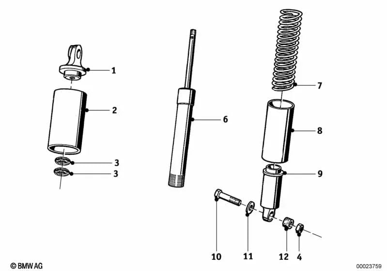 Tornillo de cabeza hexagonal para BMW. Original BMW (OEM 07119914345)