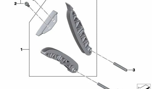 OEM zylindrischer Pin 11317718076 für BMW S1000RR, S1000R, S1000XR, HP4 -Motorräder. Originaler BMW Motorrad.