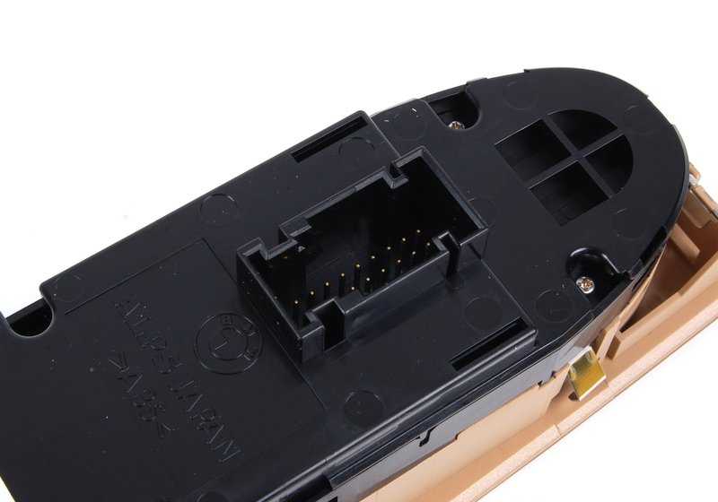 Interruptor elevalunas lado conductor OEM 61319217334 para BMW E90, E91, 316d, 316i. Original BMW.