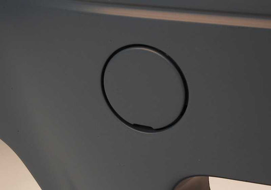 Front bumper trim primed for BMW 3 Series E46 (OEM 51117894990). Original BMW