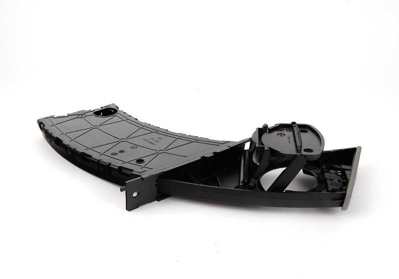 OEM 51459173465 Holder esquerdo para BMW E90, E90N, E91, E91N, E92, E92N, E93, E93N. BMW original. Ideal para substituir bebidas danificadas ou perdidas. Acabamento cinza cromado.